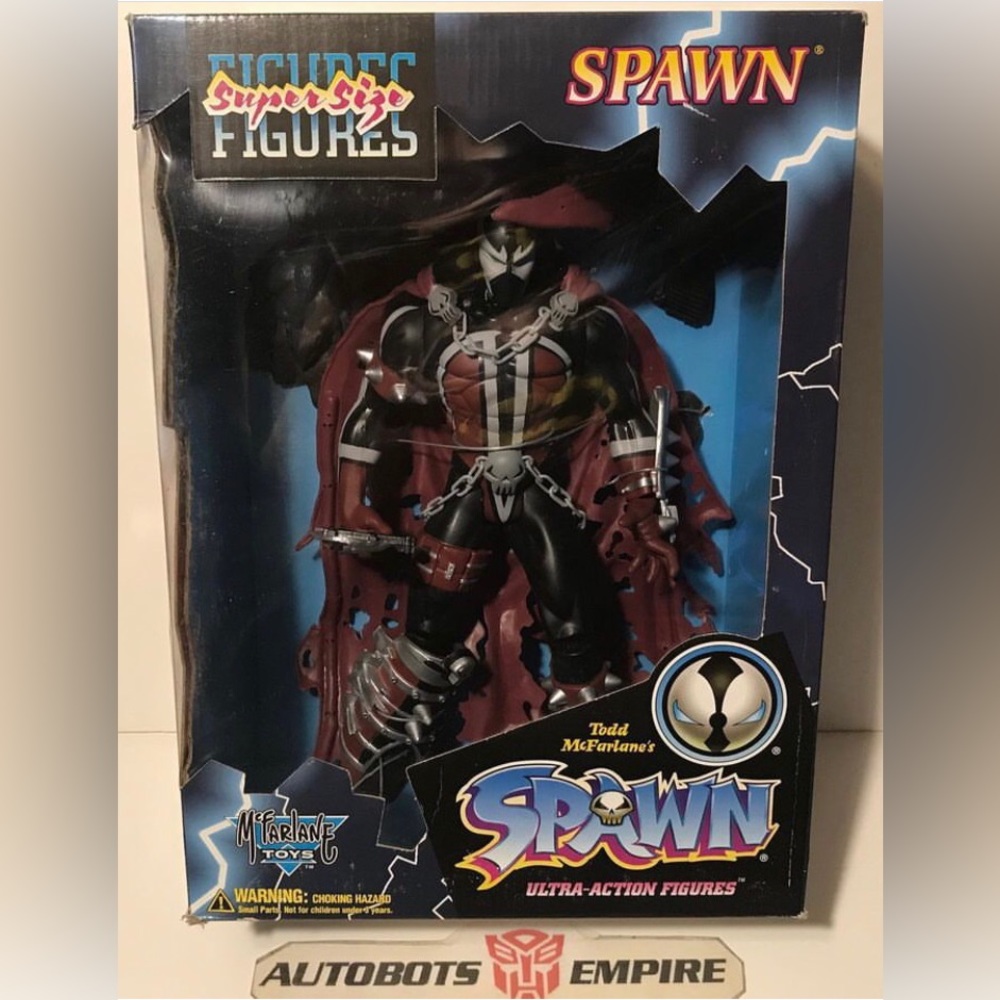 Vintage Mcfarlane Toys SUPER SIZE SPAWN Deluxe 13 Inch Figure Comic Lee Statue 1